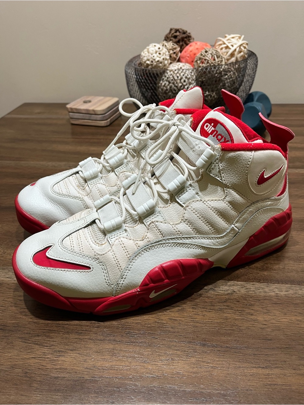 Nike Air Max Sensation Chris Webber SZ 12 Red White